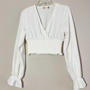 Alter'd State White Crop Top